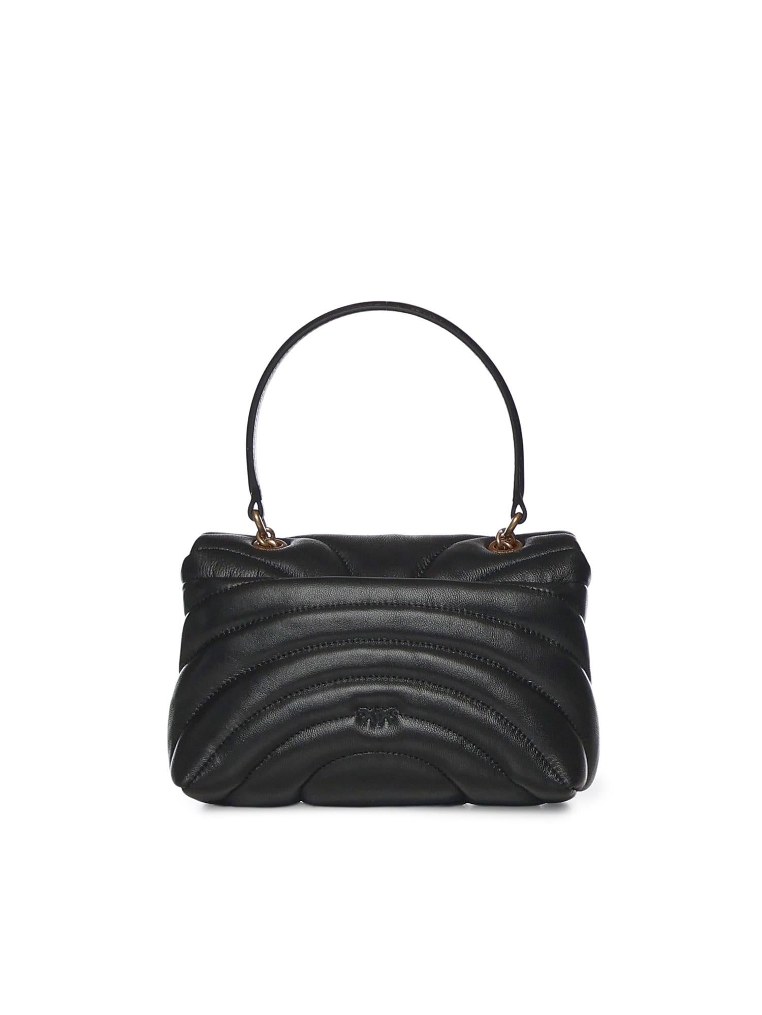 Mini borsa Love Bag Puff Butterfly a tracolla in nappa 100039 A1EXZ99Q PINKO 