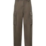 Pantaloni cargo in twill di cotone 830024 V5PB01796 BOTTEGA VENETA 