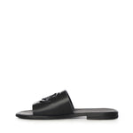 Slide in pelle con logo A80397 A036380999 DOLCE & GABBANA 