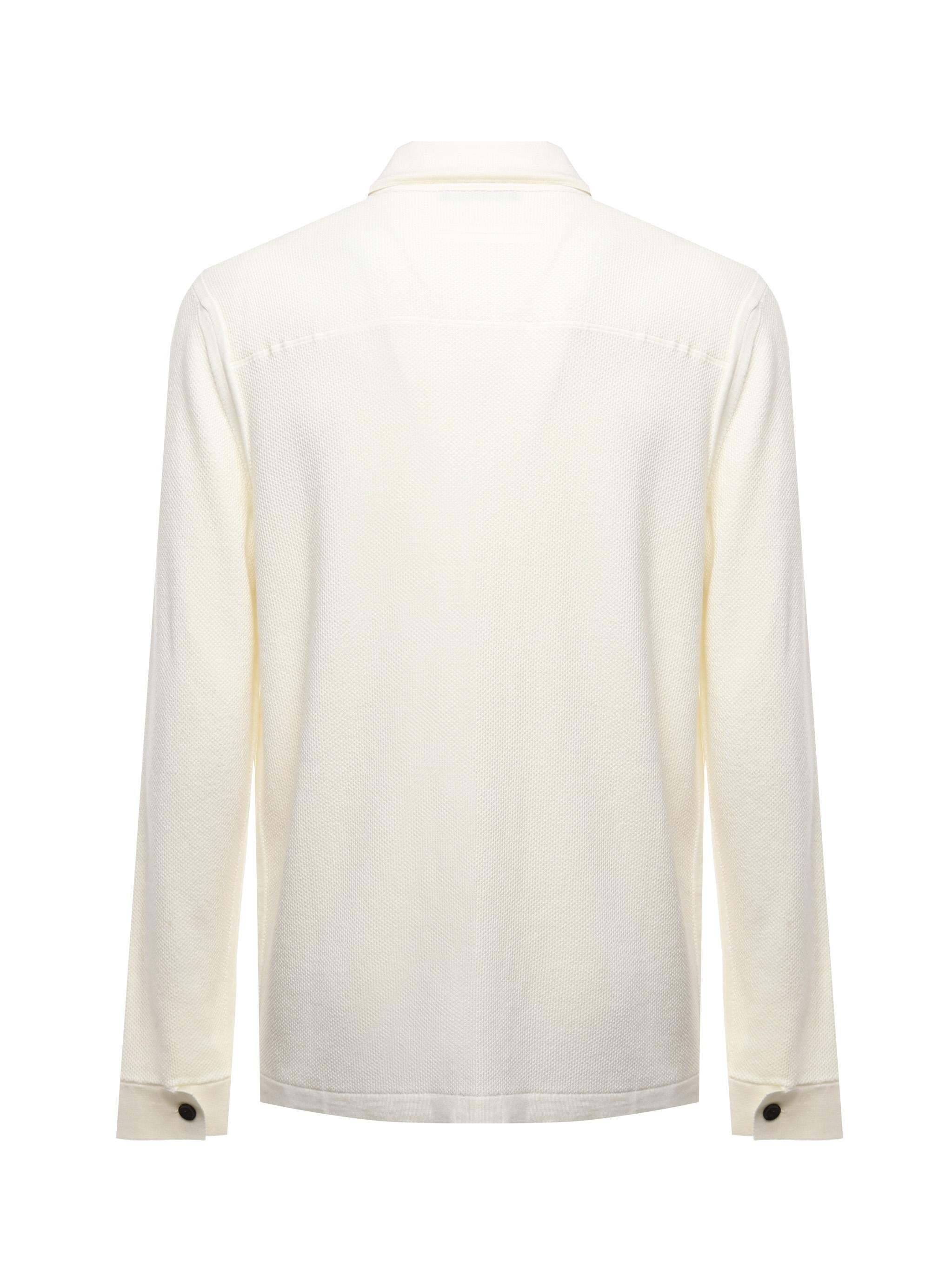 Camicia polo in lana<BR/> UFM23A9 FCT145N01105 ZEGNA 