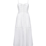 Abito lungo Dafelle 251620 WHITE CHARO RUIZ 