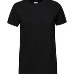 T-shirt mezze maniche ricamo logo 101752 A2HNZ99 PINKO 