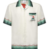 Camicia in seta Montagne Ondulee MPF25SH003 05 CASABLANCA 