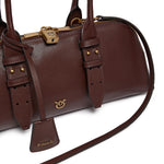 Borsa bowling Escape Bag Horizontal in pelle 106169 A0QOR49Q PINKO 