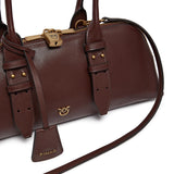 Borsa bowling Escape Bag Horizontal in pelle 106169 A0QOR49Q PINKO 