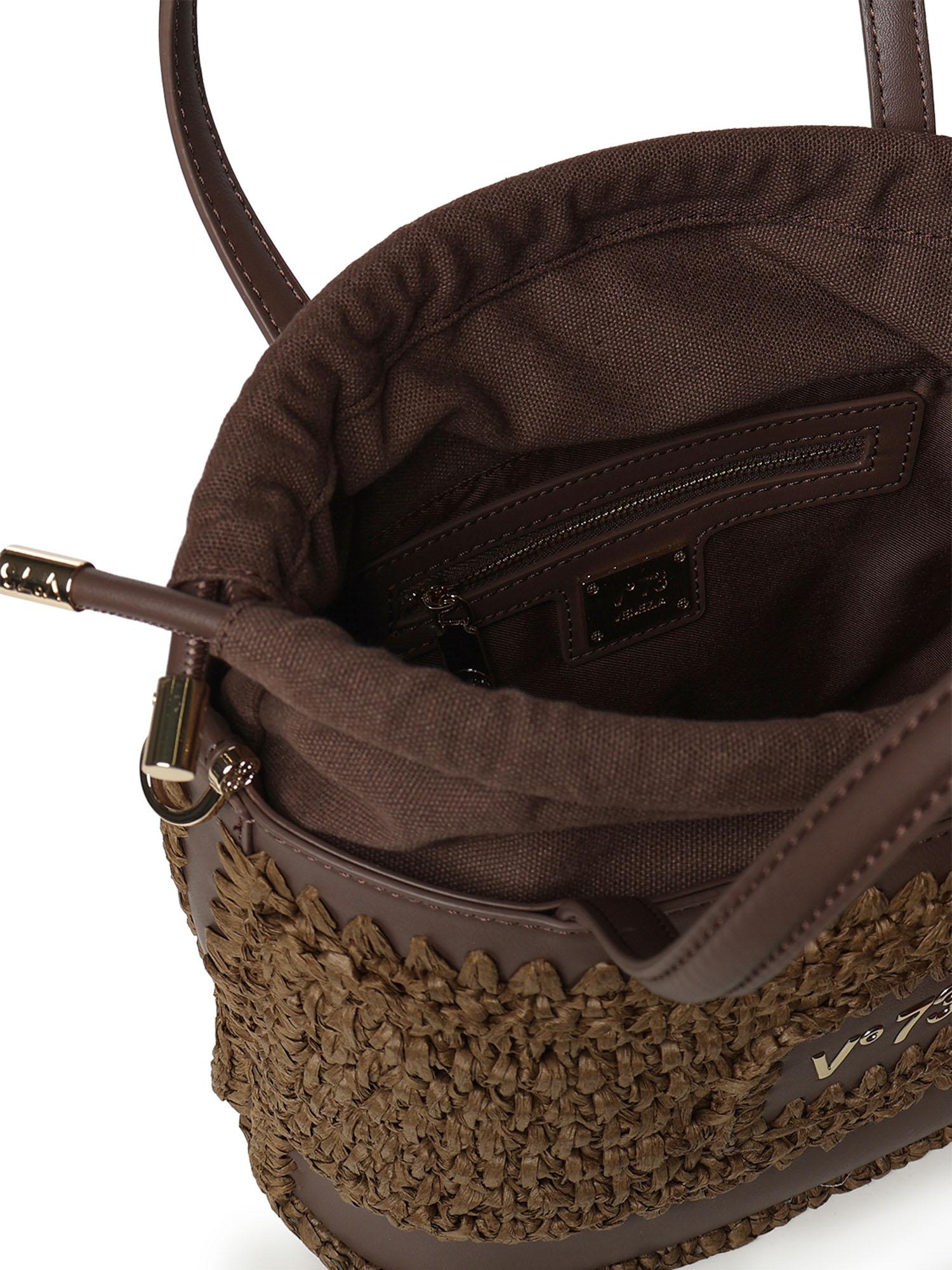 Borsa Alisya con logo 73BS9M303 ALISYAMORO V° 73 
