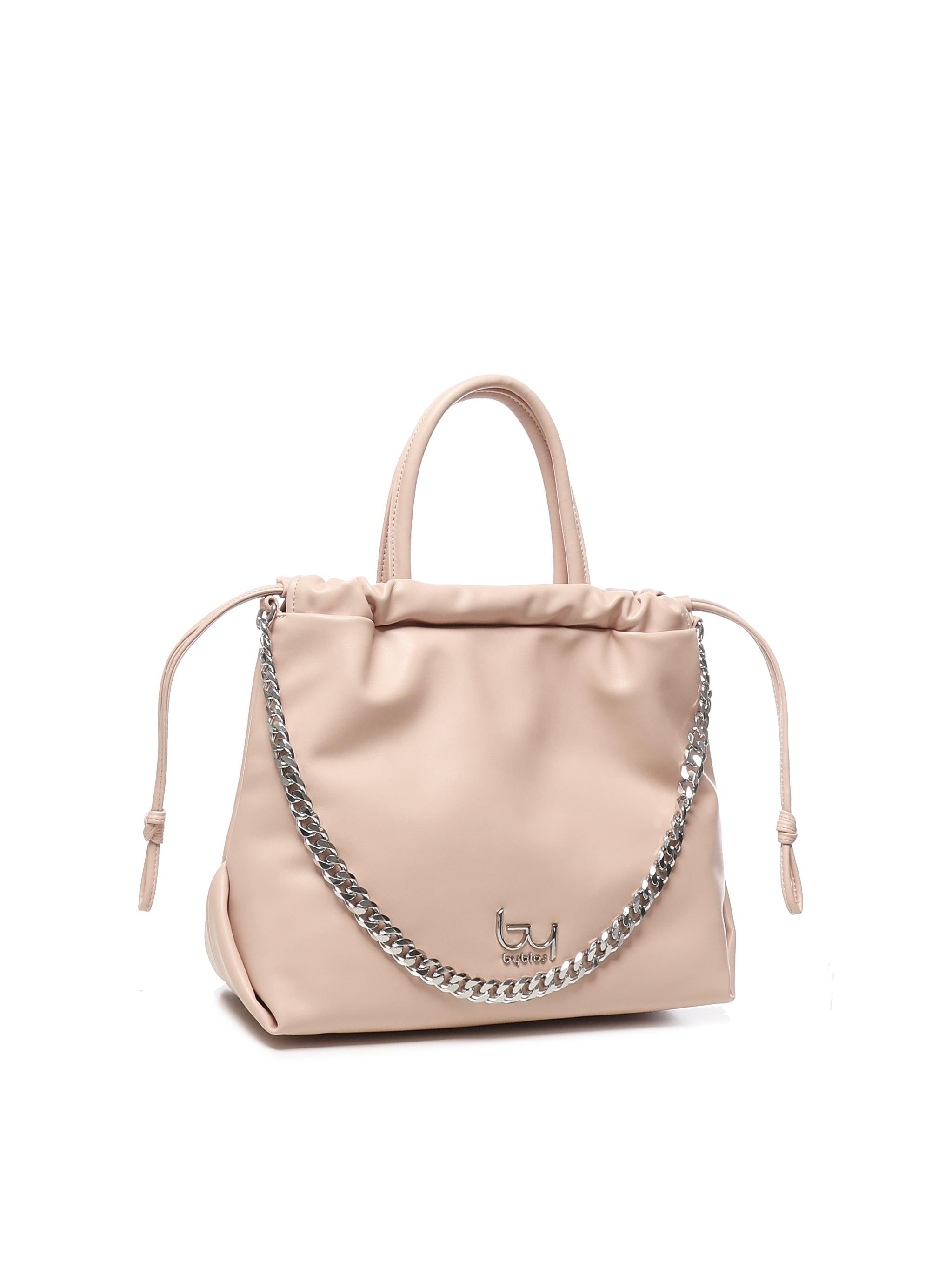 Borsa Gomez con coulisse<BR/> BYBS87A01 POWDER PIN BY BYBLOS 