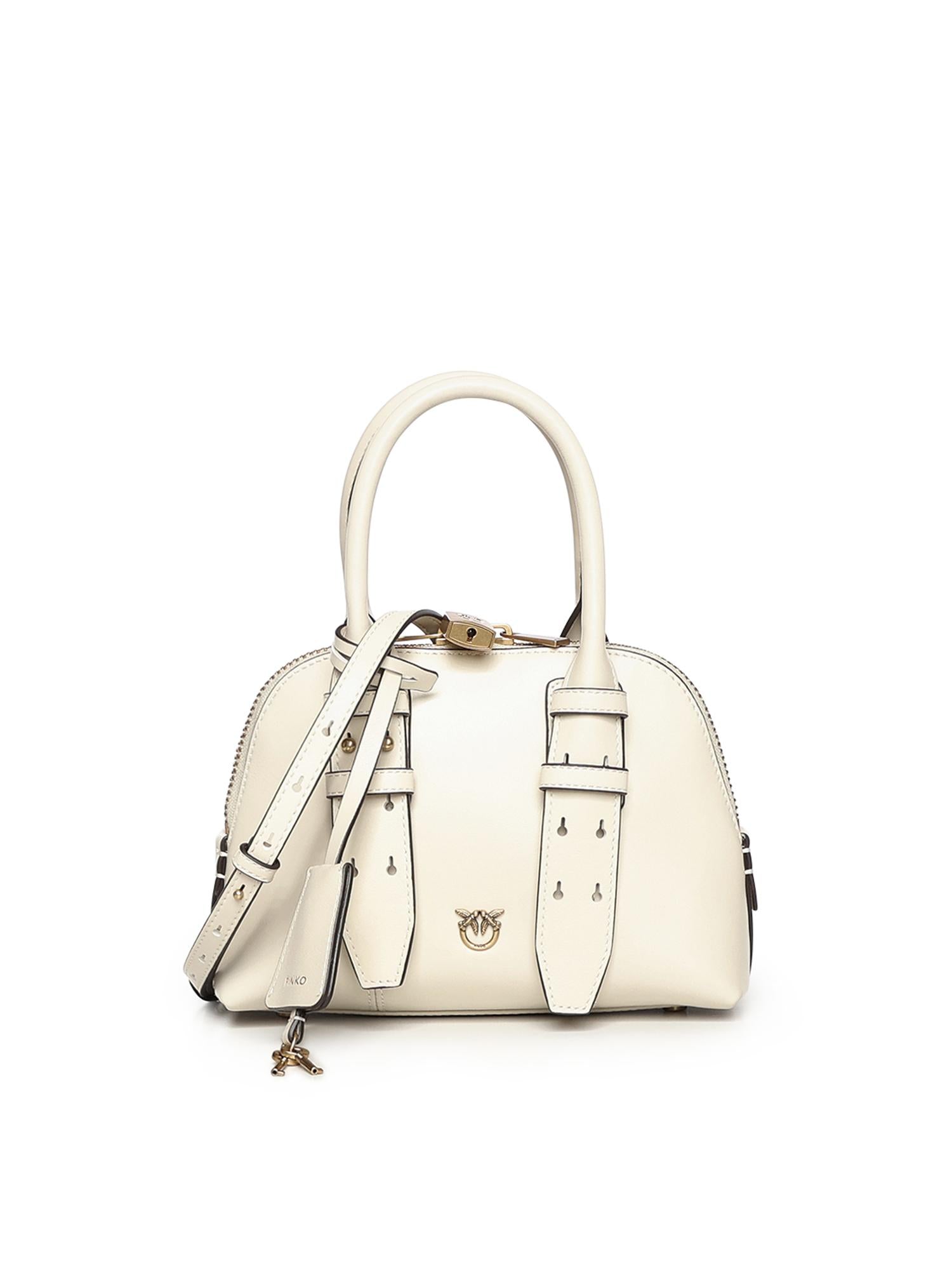 Borsa a mano Escape Bag in pelle 105333 A0QOZ14Q PINKO 