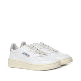 Sneakers in pelle con talloncino a contrasto effetto metallizzato AULW LL16 AUTRY 
