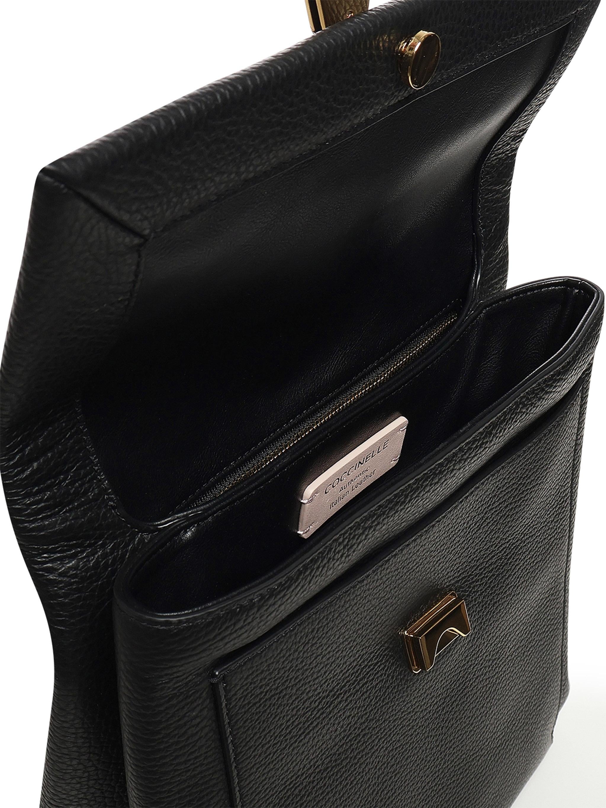 Zaino Dorian in pelle con grana E1RCK140101 001 COCCINELLE 