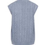 Gilet in cotone<BR/> B9D0038 86M AMARANTO 