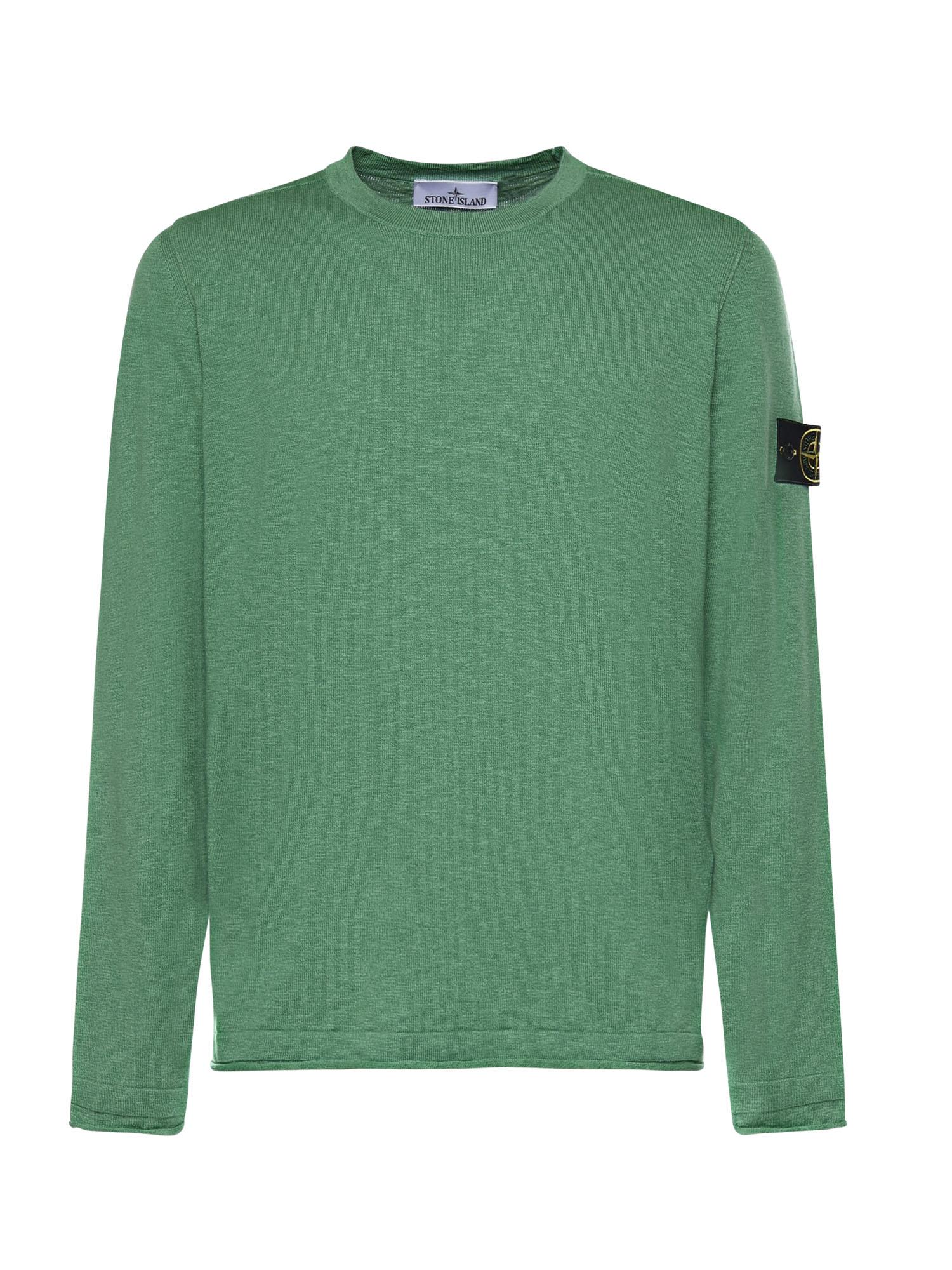 Maglione in cotone e nylon con logo L1S155100052 S00B0V005H STONE ISLAND 