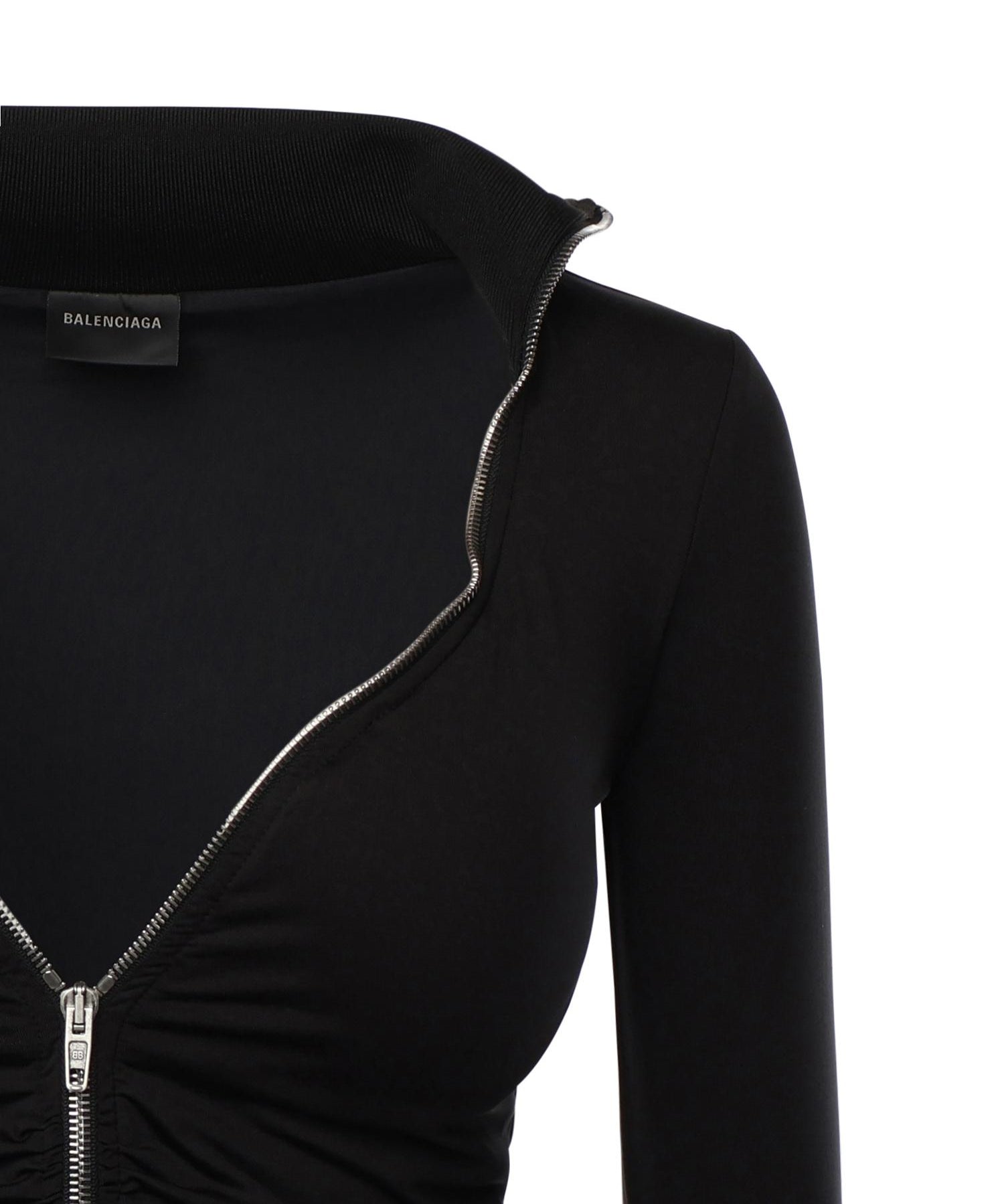Giacca con zip Bra Cup in pile 850440 TTVI91000 BALENCIAGA 
