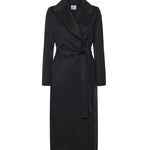 Cappotto lungo in lana 26AL218 NERO ALISHEVA 