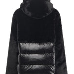 Piumino in nylon con pelliccia 25WBLDC02178 006646999 BLAUER 