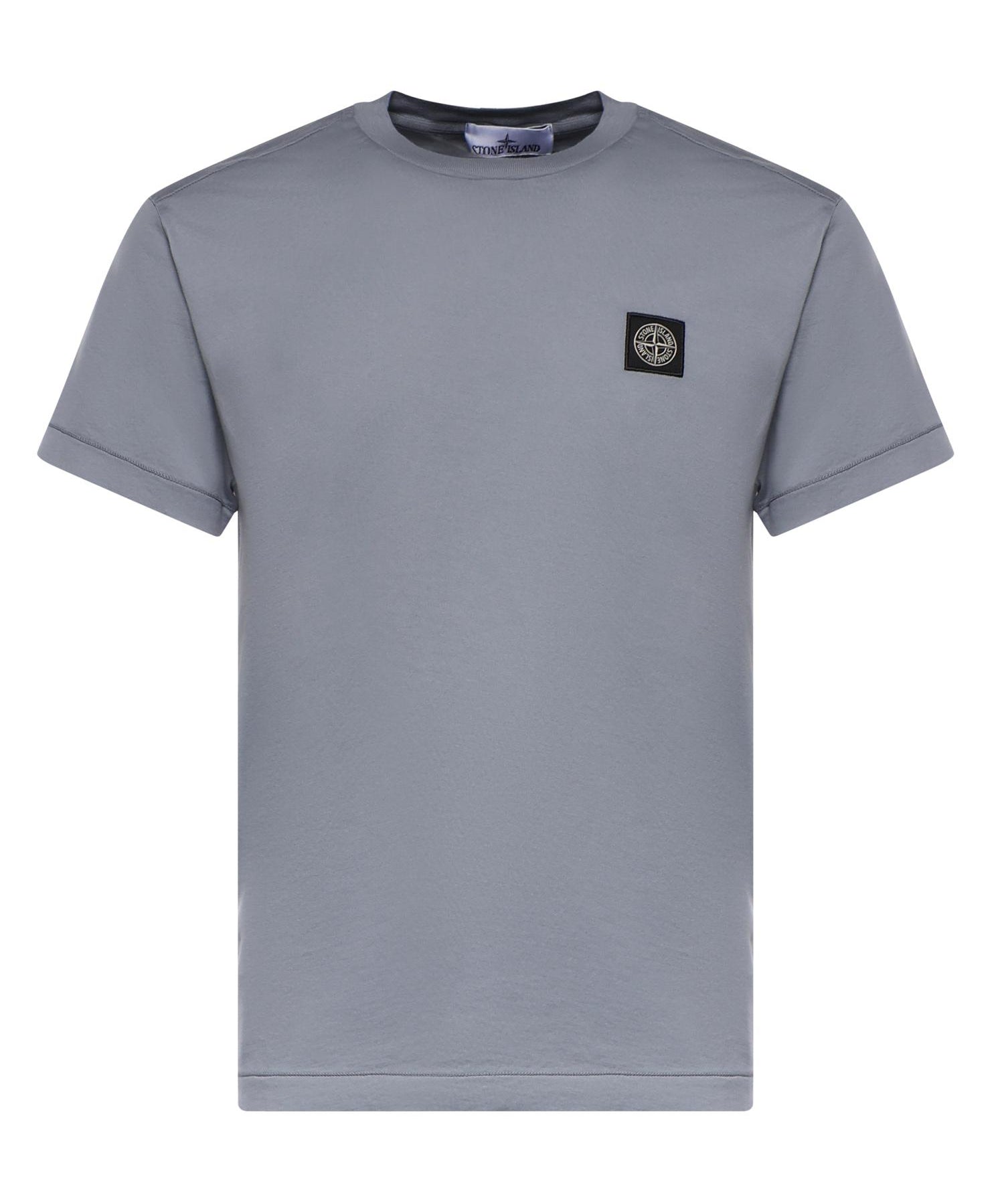 T-shirt con patch Compass in jersey di cotone L1S152100027 S0013V0024 STONE ISLAND 