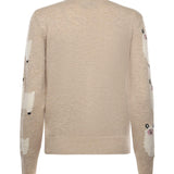 Maglione New Queen in misto cashmere<BR/> QUE0014 03975I MC2 SAINT BARTH 