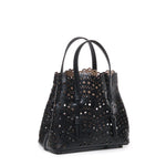 Borsa Mina 20 in pelle di vitello AA1S06720C0A44 999 ALAIA 