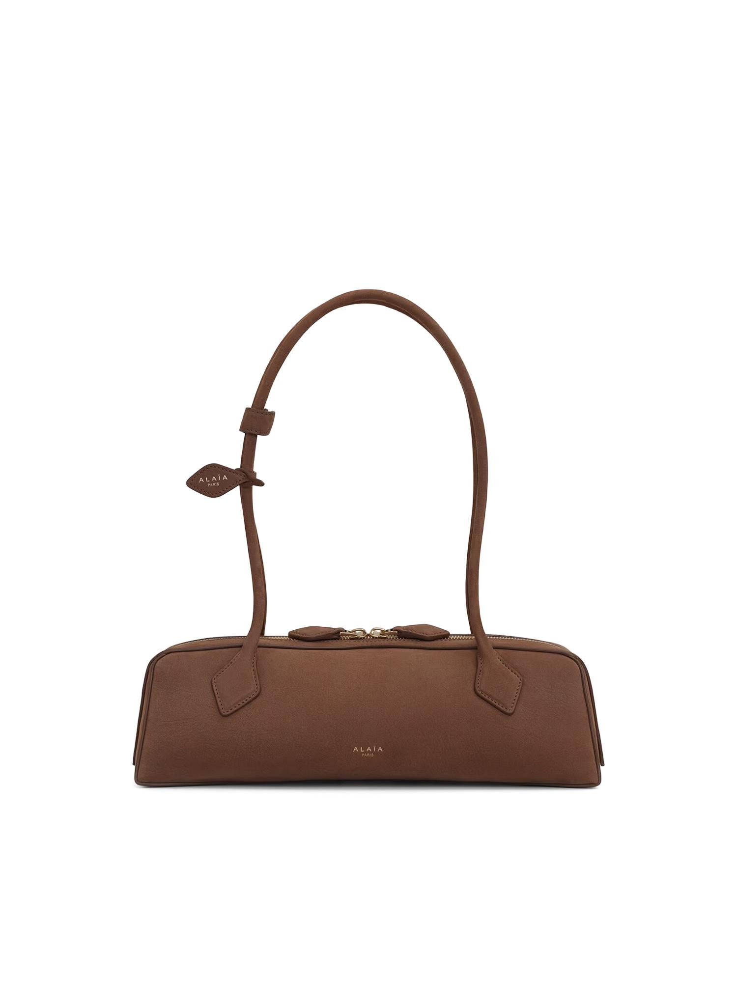 Borsa Le Teckel media in pelle d vitello nabuk AA1S06033CA214 731 ALAIA 