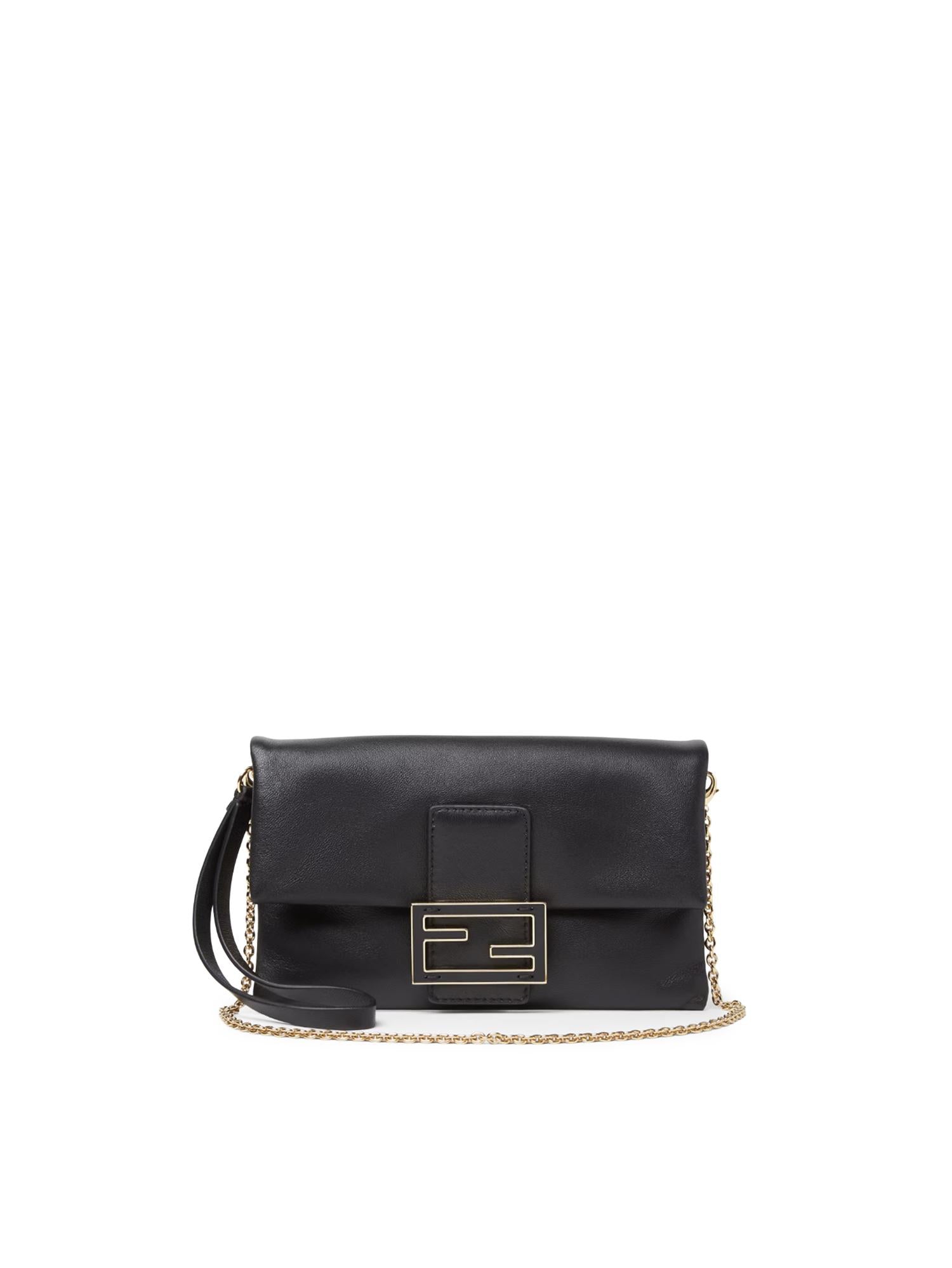 Pouch Mamma Baguette in nappa 8M0538 ABVEF0KUR FENDI 