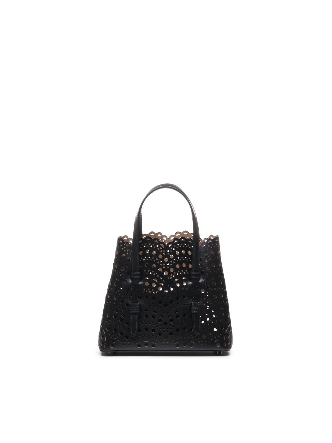 Borsa Mina 20 in pelle di vitello AA1S06720C0A44 999 ALAIA 