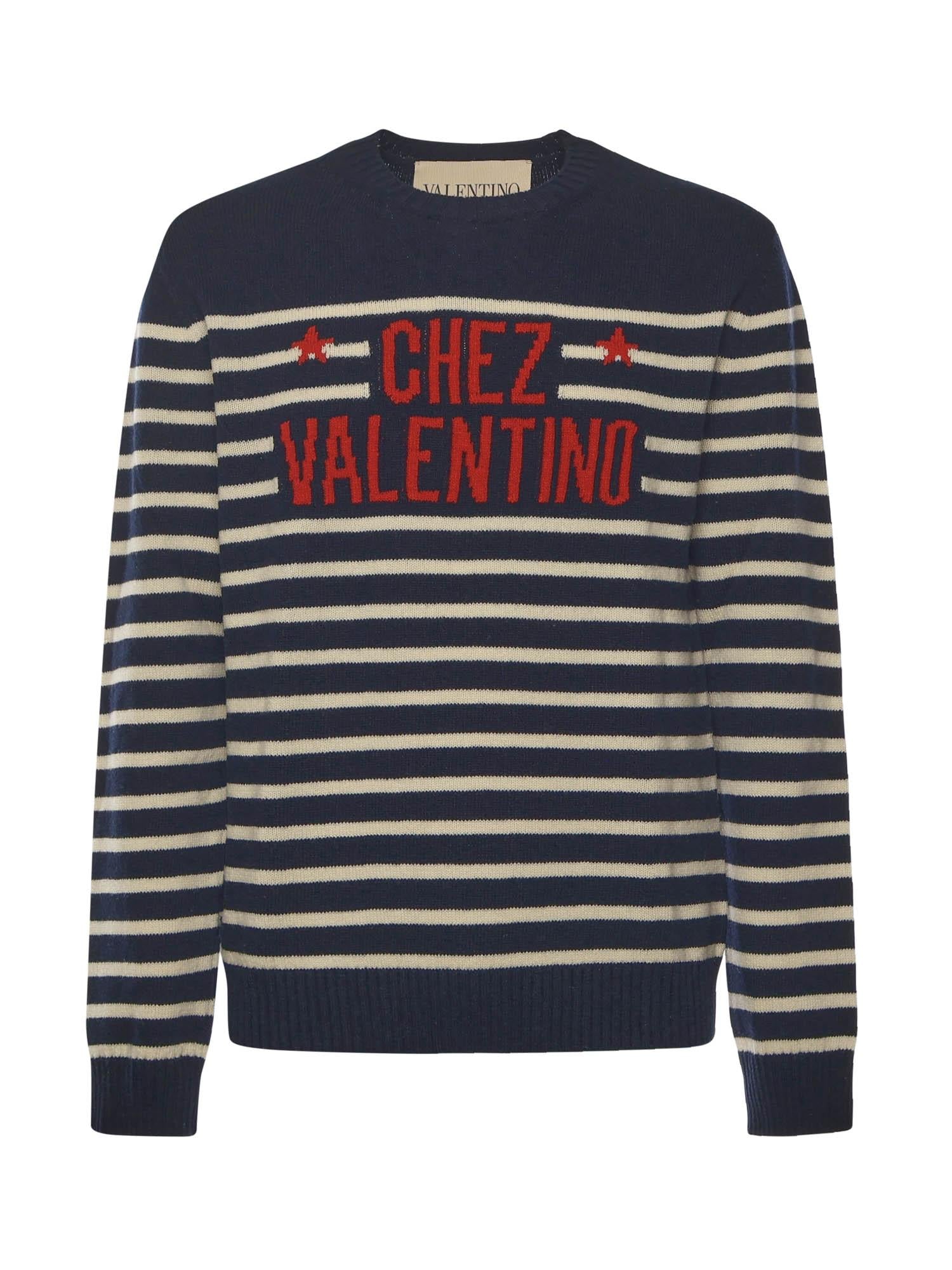 Maglia girocollo in pura lana 7V3KC34W B1WDYB VALENTINO GARAVANI 