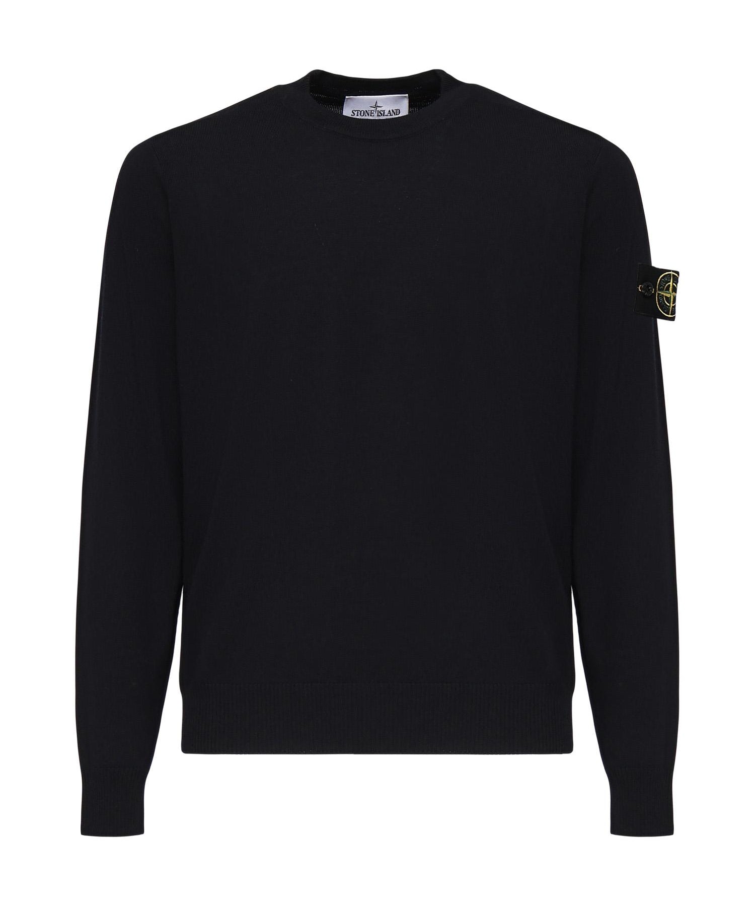 Maglione girocollo con impunture a rilievo K2S155100071 S00C4V0020 STONE ISLAND 