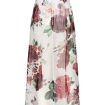 Gonna longuette stampa Rose F4BBOT IS1Y6HA5PD DOLCE & GABBANA 