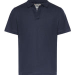 Polo in lino FRS0001 00119L MC2 SAINT BARTH 