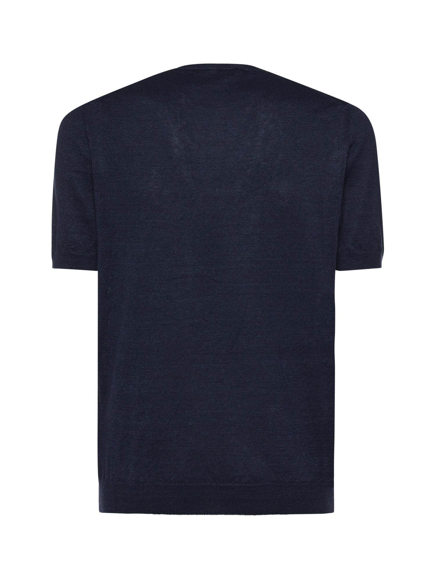 T-shirt in lino e cotone NMMC1522420WYK U604 FAY 
