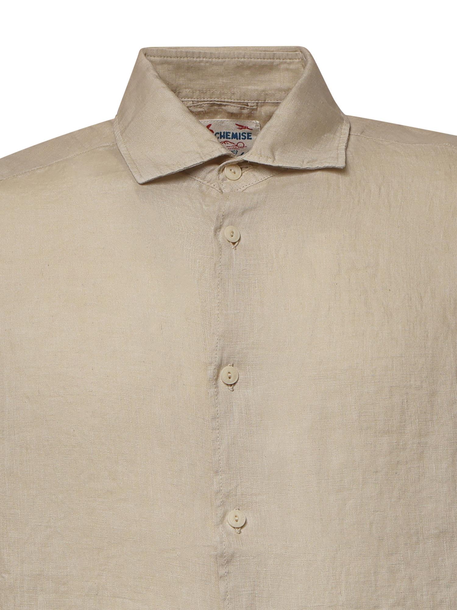 Camicia in lino PAMP001 01139L MC2 SAINT BARTH 
