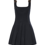 Miniabito in cotone svasato 80HAO909 N0715899 VERSACE JEANS COUTURE 