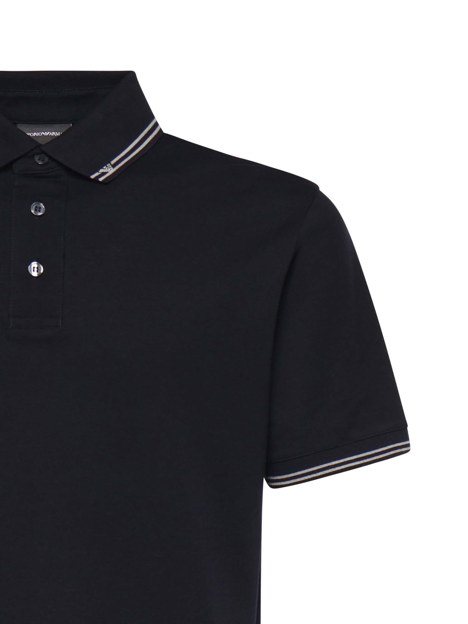 Polo in piquet di cotone EM005842 AF12955UB118 EMPORIO ARMANI 