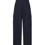 Pantaloni cargo in radzimir AA9P1297W128C A09 ALAIA 