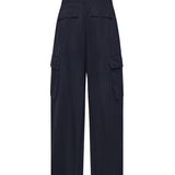 Pantaloni cargo in radzimir AA9P1297W128C A09 ALAIA 