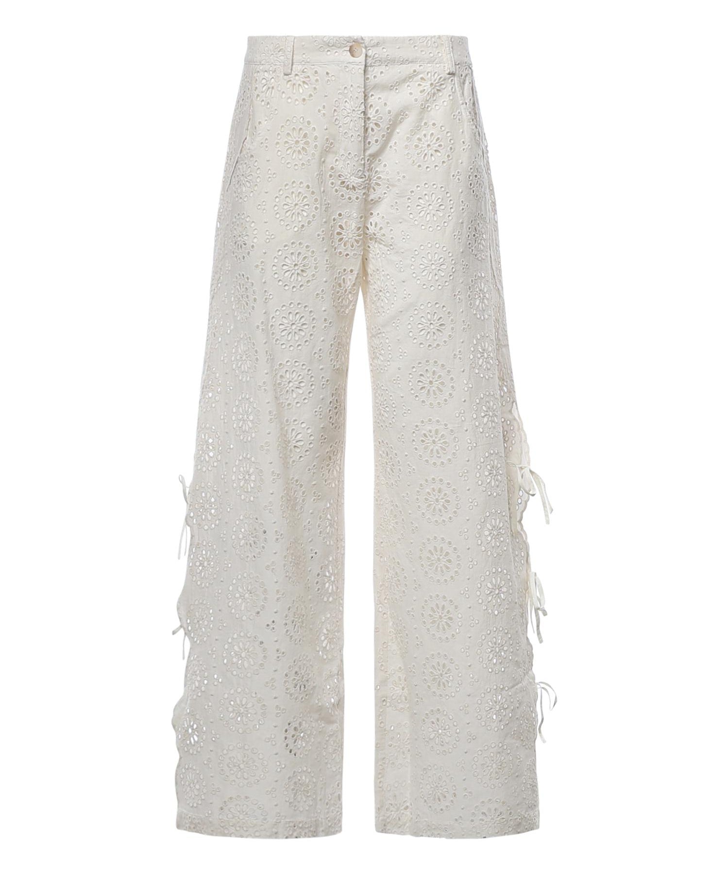 Pantaloni in pizzo KII0001 08938L MC2 SAINT BARTH 