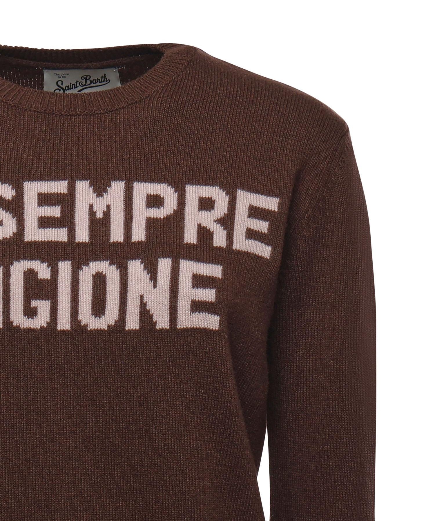 Maglione New Queen in misto cashmere QUE0010 02121I MC2 SAINT BARTH 