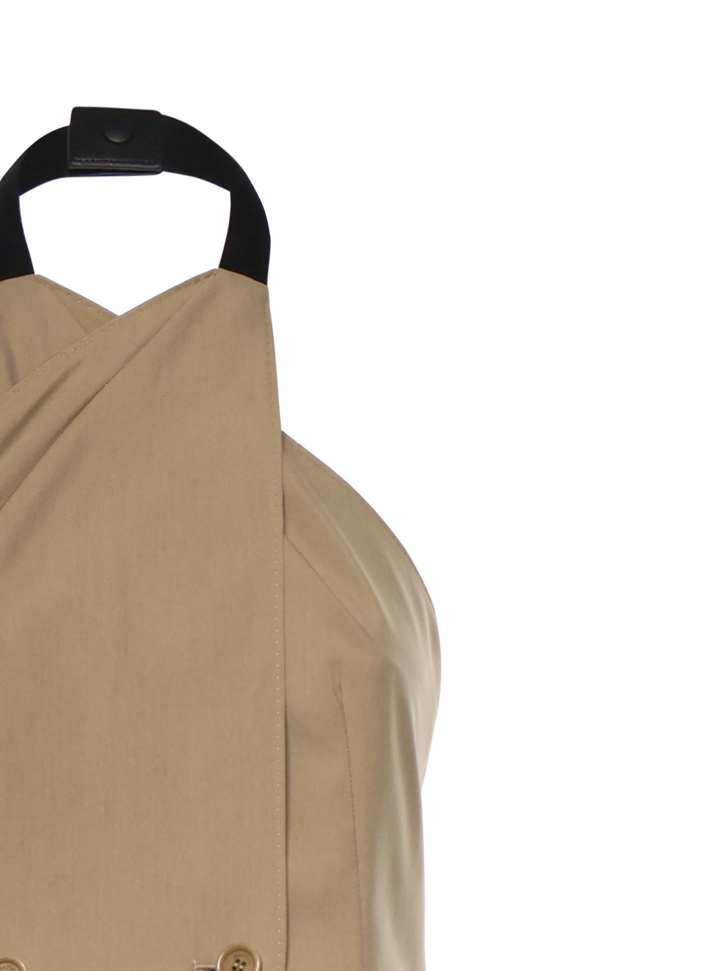 Giacca smanicata in popeline di lana e seta 2611281143600 007 MAX MARA 
