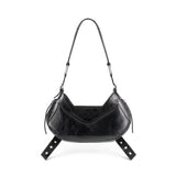 Borsa a spalla Y2K FBBP70001STR -NERO/NIKEL BIASIA 