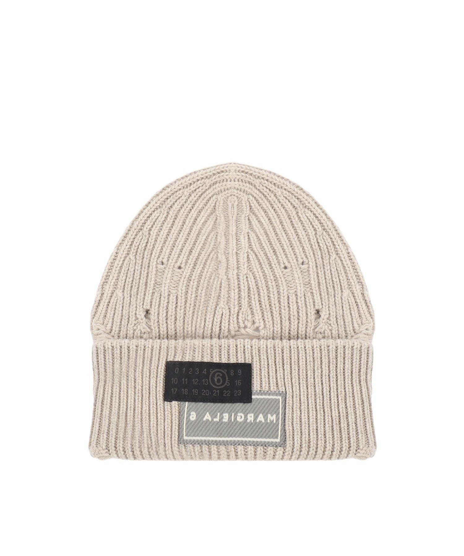 Cappello beanie con logo SH0TB0001 M13138806M MM6 Maison Margiela 