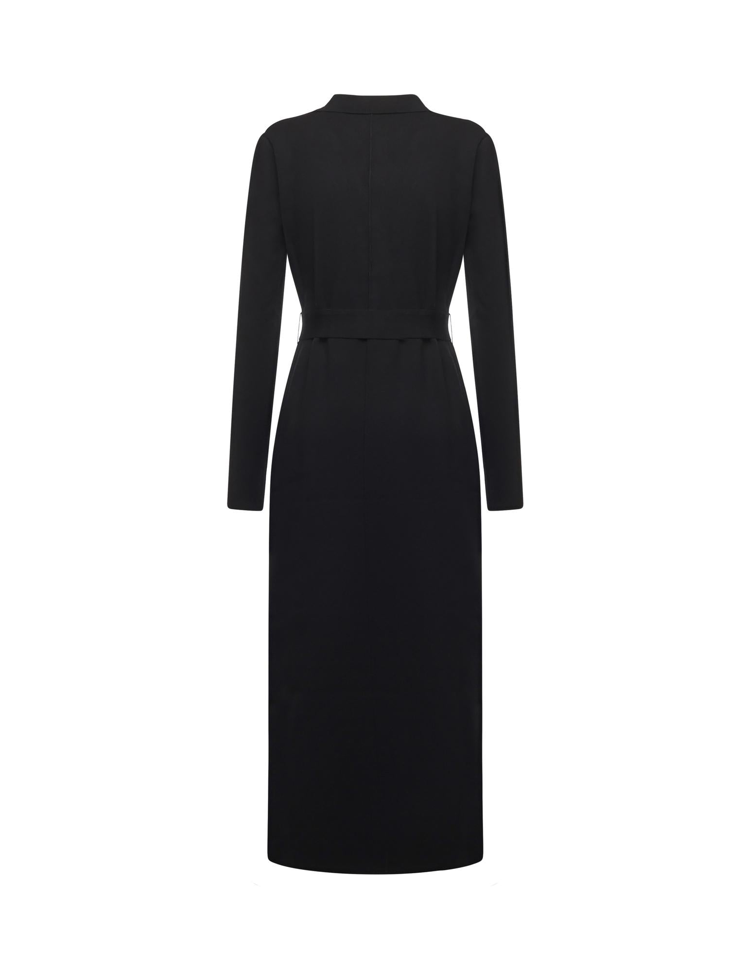 Cardigan maxi in misto viscosa 5BGR01 5890ZJBLK MARCIANO BY GUESS 