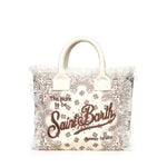 Borsa Colette in canvas con frange COL0001 02565L MC2 SAINT BARTH 