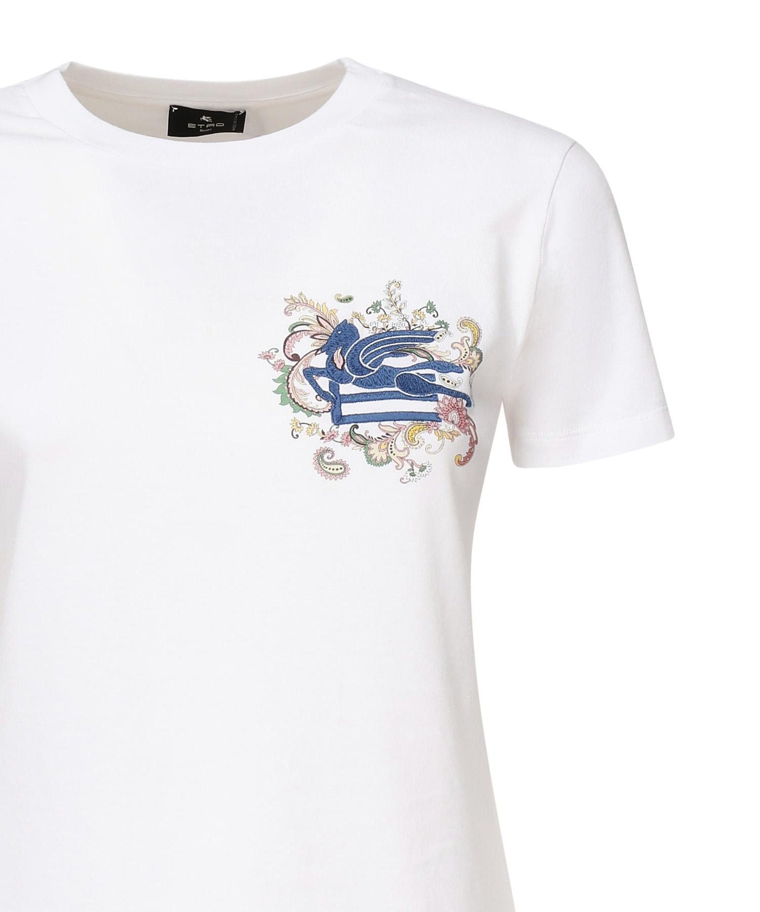 T-shirt con ricamo e stampa WRMA0006 AK788W0111 ETRO 