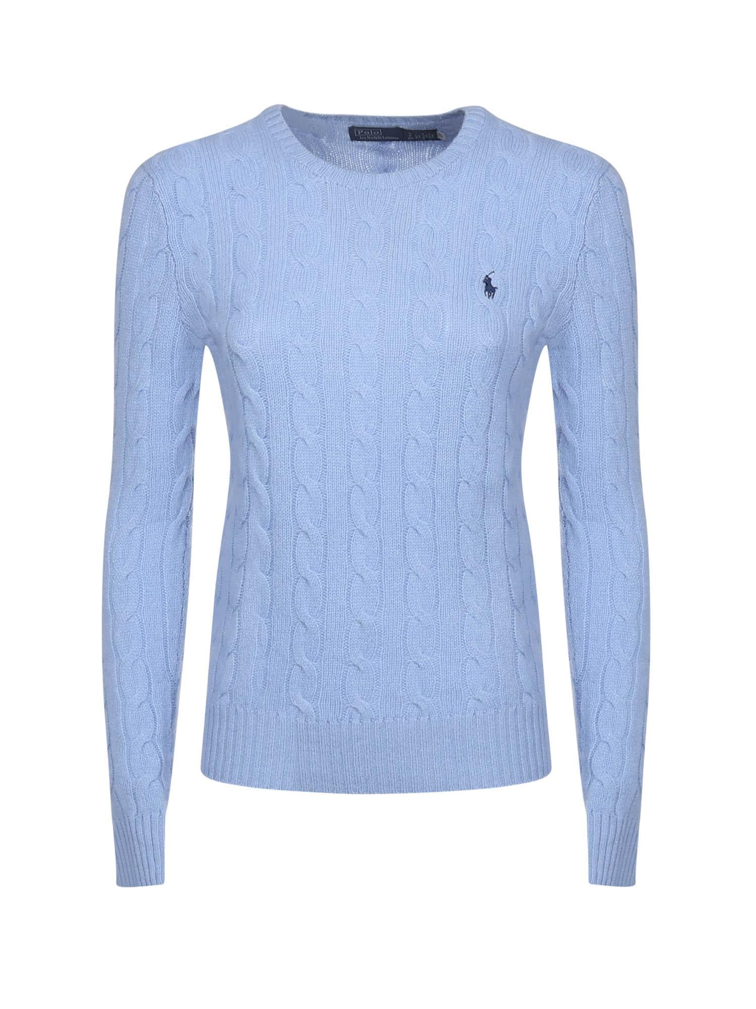 Maglia in lana e cashmere a trecce 211971865 004 POLO RALPH LAUREN 