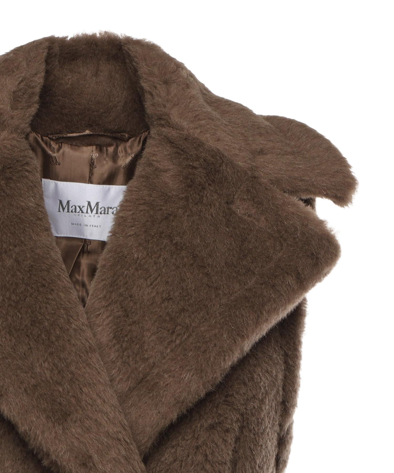 Cappotto smanicato in Teddy di alpaca e lana 2521276223600 004 MAX MARA 