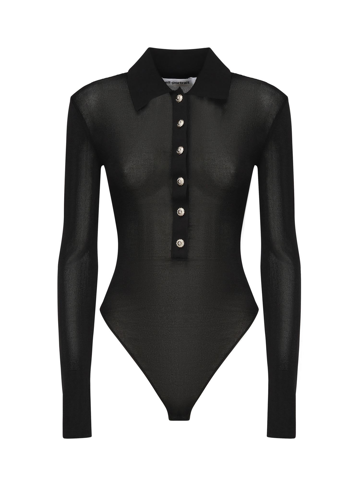 Body in viscosa PF25113T B SELF-PORTRAIT 