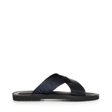 Sandali crossed in pelle e nastro con logo X4P124 XN787MB007 EMPORIO ARMANI 