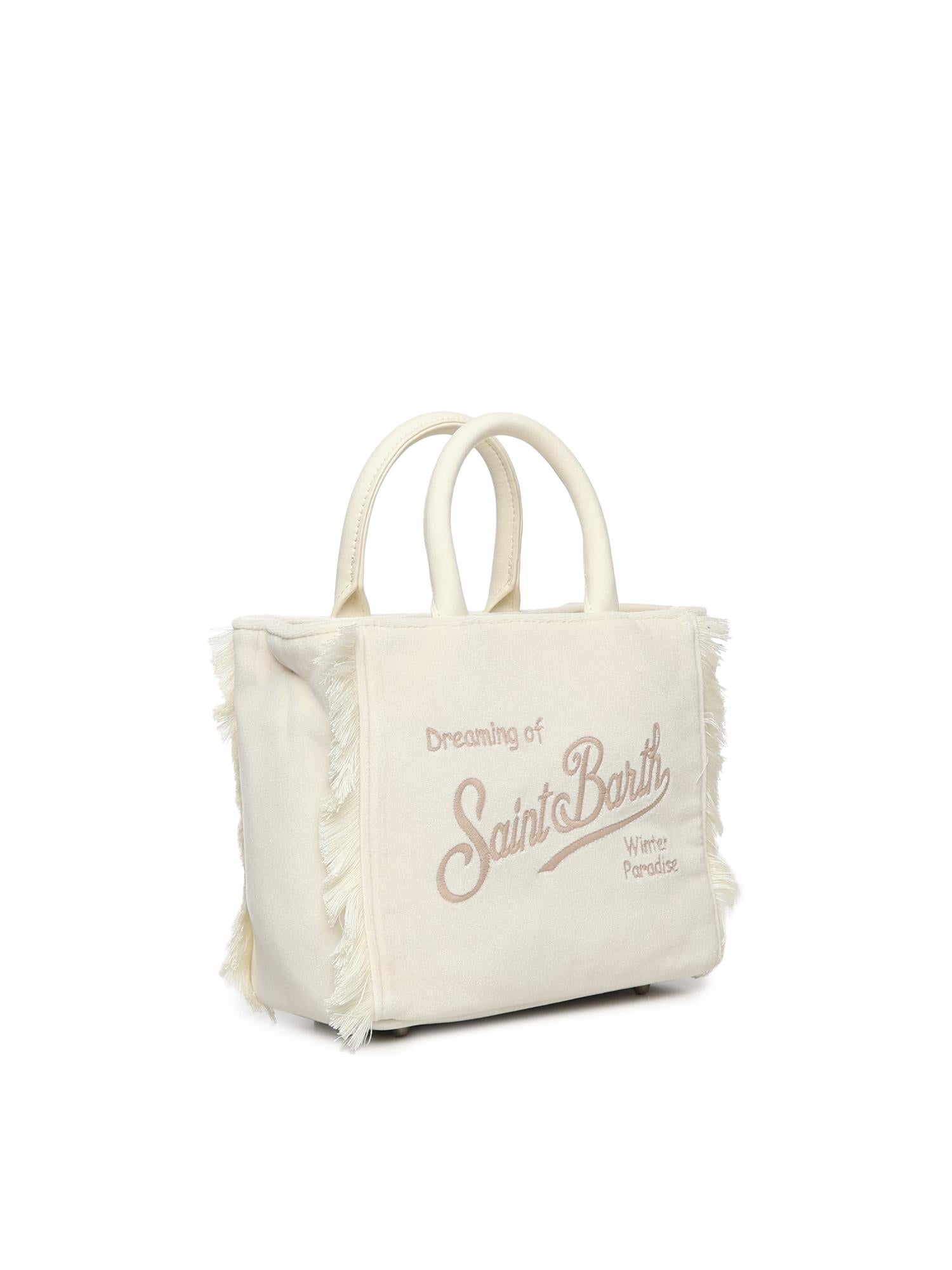 Mini bag Vanity velvet con logo VAMI027 01320I MC2 SAINT BARTH 