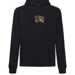 Felpa in cotone Check con EKD 8116060 A1189 BURBERRY 