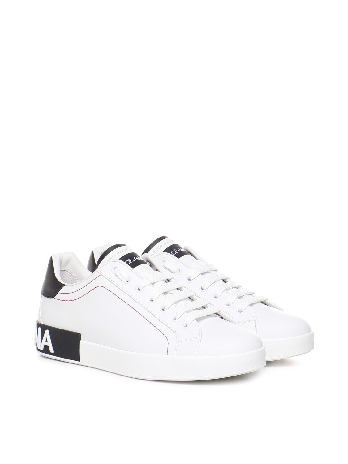 Sneakers Portofino in pelle CS2216 AH52689697 DOLCE & GABBANA 